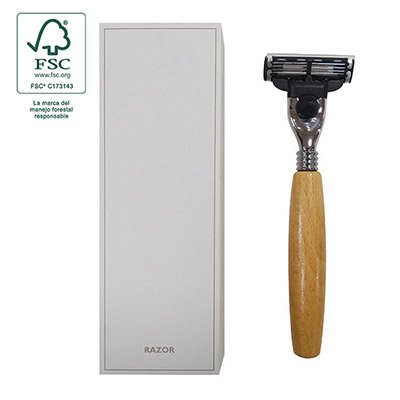 KIT AFEITAR FUSTA 3H CAIXA FSC AP1972