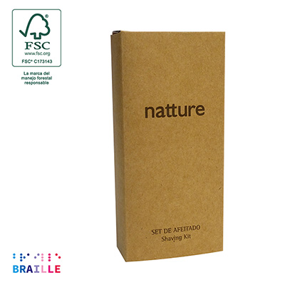 KIT AFAITAR MAQ. PSM+TUB 10g CAIXA FSC BR NATTURE