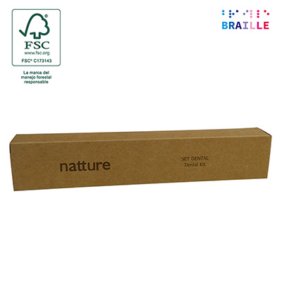 KIT DENTAL ST02 PSM +TUBO IMP CAIXA FSC BR NATTURE