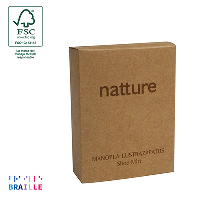 NETEJA SABATES MANOPLA BLANCA CAIXA FSC BR NATTURE