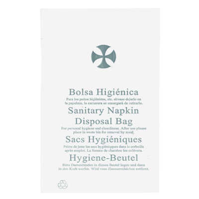 BOSSA HIGIÈNICA 16X26 PE BLANCA STANDARD